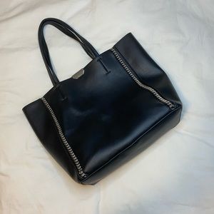 TOPSHOP Leather Tote Bag